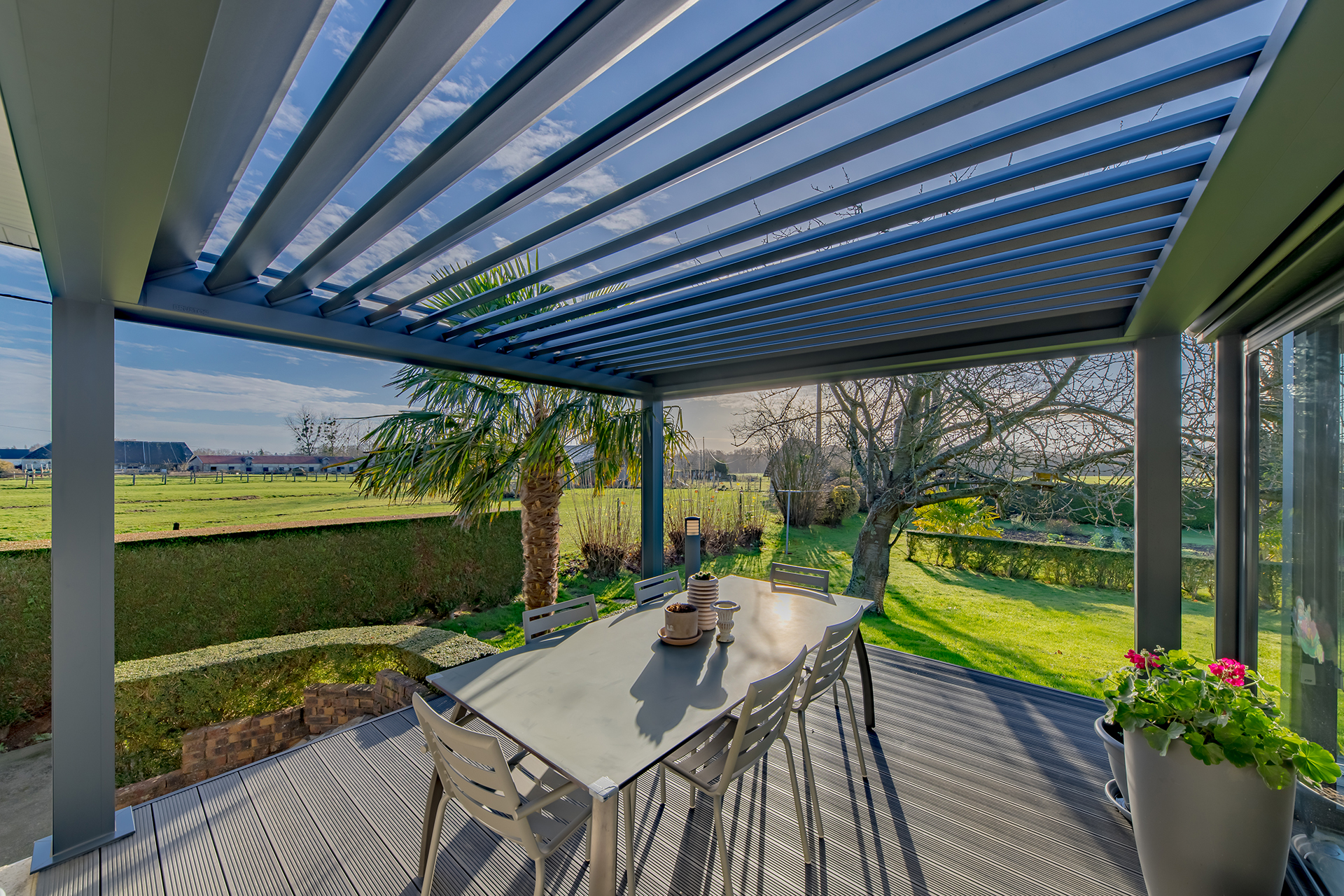 Pergolas Bioclimatique Brustor à Saint-Ouen de Thouberville (27)